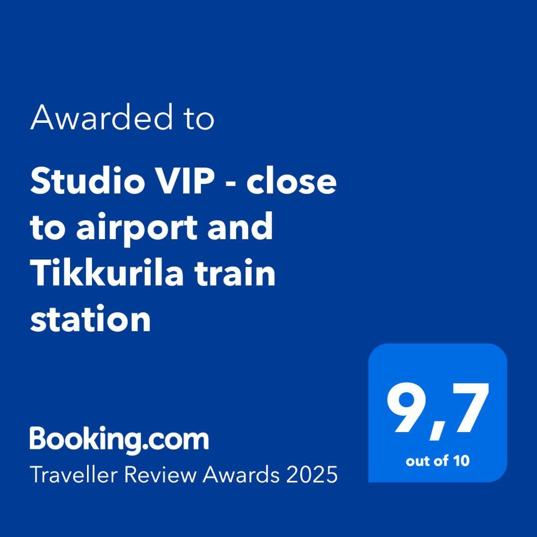 Studio Vip - Close To Airport And Tikkurila Train Station Vantaa Exterior foto